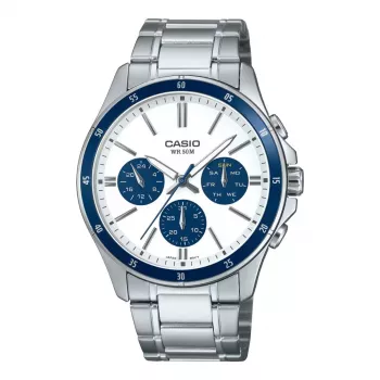 CASIO MTP1374D7A2VD meeste analoogkvartskell 47mm roostevabast terasest