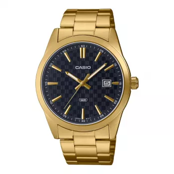 CASIO MTPVD03G1AUDF Meeste Analoog Kvartskell 42mm Roostevabast Terasest Kuldne