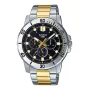CASIO MTPVD300SG1EU Meeste Analoog Kvartskell 45mm Roostevaba Teras Kahetooniline Hõbe/Kuld