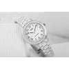 CASIO naiste analoogkvartskell LTP-1128A-7B 33mm hõbedase numbrilaud ja roostevabast terasest käevõru