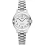 CASIO naiste analoogkvartskell LTP-1128A-7B 33mm hõbedase numbrilaud ja roostevabast terasest käevõru