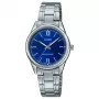 CASIO Women's LTP-V005D-2B2 Analog Quartz Watch 34mm Stainless Steel Blue Dial