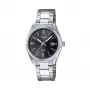 CASIO naiste LTP1302PD1A1V analoogkvartskell, hõbedane roostevaba teras, must sihverplaat, 50 m veekindlus