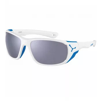 CEBE Unisex CS05402-S S'Track M Päikeseprillid - Matt Must TR90 Raam, Zone Grey Blue Light Mirror Läätsed, 63/16/130 mm