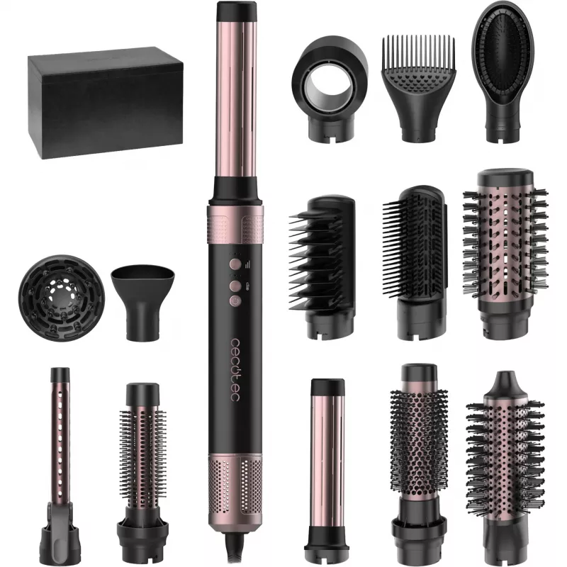 Cecotec Bamba CeramicCare 14-in-1 AirGlam Kuumaõhu Multi-Stiler Must