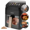 Cecotec Cecofry&Grill Smokin' 4500 õhufritüür koos grilli ja suitsutiga, 4,5 L, 1700 W, must