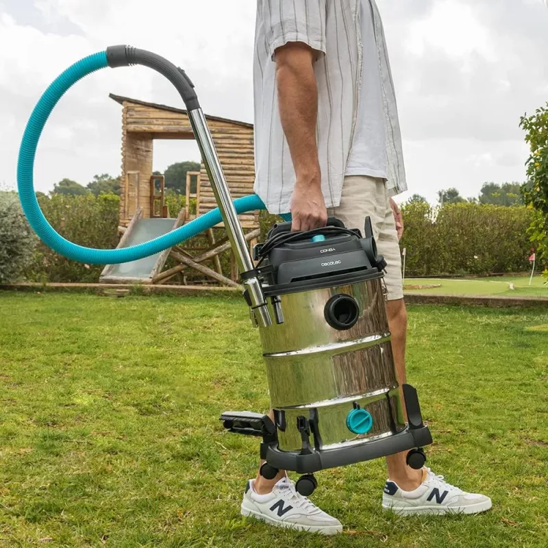 Cecotec Conga Rockstar Wet & Dry Steel Max Pro Juhtmega Tolmuimeja 1600 W 220-240 V Hõbe/Must