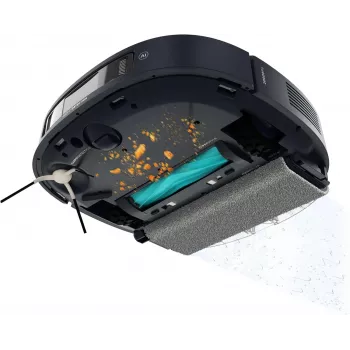 Cecotec Conga Z100 Robotic Vacuum Cleaner, Wet & Dry, 20000 Pa, 320 min Runtime, 5200 mAh, 3 L Dust Capacity, Black