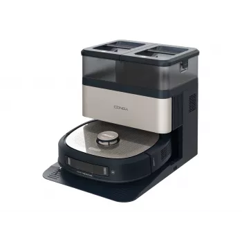 Cecotec Conga Z100 Robotic Vacuum Cleaner, Wet & Dry, 20000 Pa, 320 min Runtime, 5200 mAh, 3 L Dust Capacity, Black