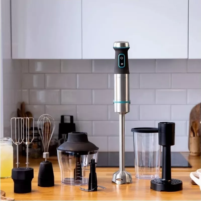 Cecotec Power TitanBlack 1200 XL PerfectCream&Crush saumikser, 1200 W, roostevaba teras/must