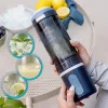 Cecotec Power Titanium Shake2Go kaasaskantav blender, 180 W, BPA-vaba purk, 0,6 L, Lagoon
