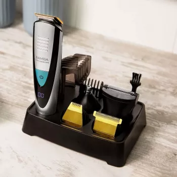 Cecotec PrecisionCare Pro 5-in-1 juhtmeta märg- ja kuivtrimmer, 13 pikkusastet, must/hõbedane