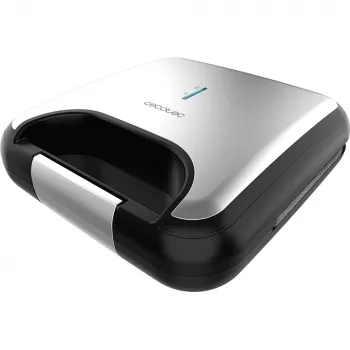 CECOTEC Rock'nToast Classic+ Võileivamasin (Roostevaba teras/must, 800 W, 2-le inimesele)