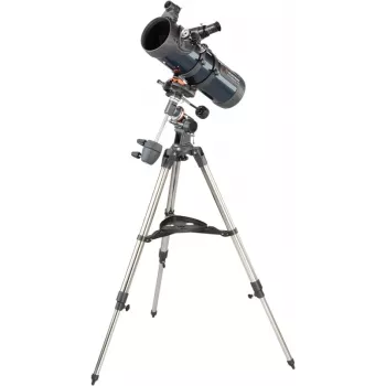 Celestron Astromaster 130EQ Reflektor Teleskoop 33x Must, Sinine, Hall