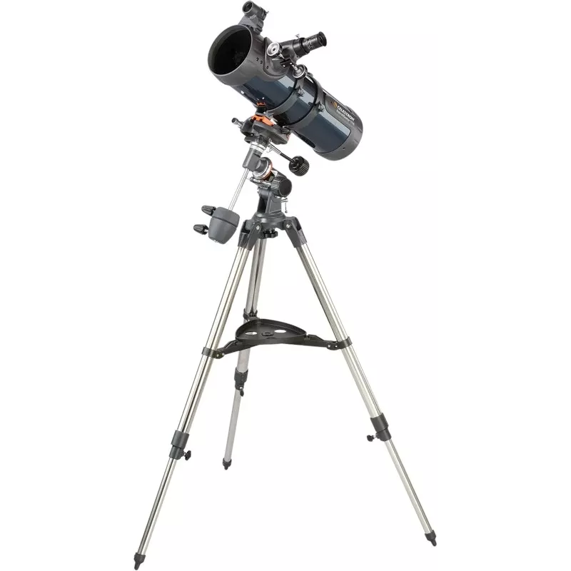 Celestron Astromaster 130EQ Reflektor Teleskoop 33x Must, Sinine, Hall