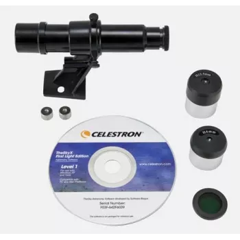 Celestron FirstScope tarvikukomplekt - 20mm & 6mm Kellneri okulaarid, 2x Barlow, kuufilter, puhastuslapp