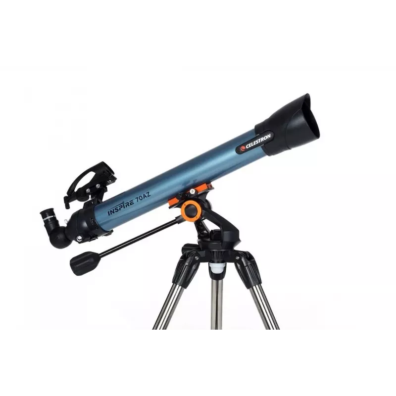 Celestron Inspire 70AZ Refraktor Teleskoop 35x Suurendus Must, Sinine
