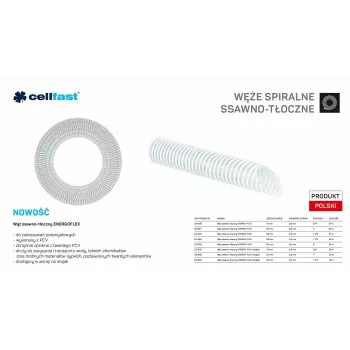 CELLFAST CF. Imi- ja survevoolik pumpadele 25mm x 20m värvitu ENERGO-FLEX