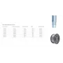 CELLFAST General Purpose Reinforced Hose 8.0x2.5mm 80m Transparent