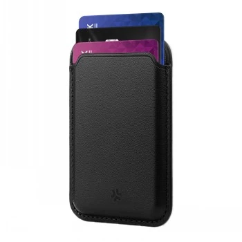 CELLY MAGWALLETBK MagSafe magnetiline rahakott RFID blokeeringuga, must