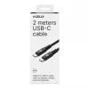 CELLY USB-C to USB-C kaabel 100W Power Delivery