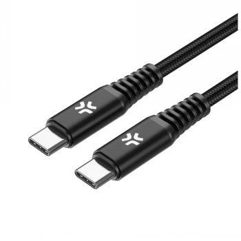 CELLY USB-C to USB-C kaabel 100W Power Delivery