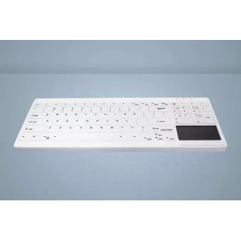 CHERRY Active Key MedicalKey AK-C7412 Juhtmega USB klaviatuur Saksa QWERTZ paigutus Valge Desinfitseeritav IP68