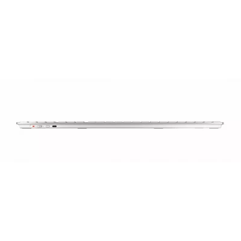 CHERRY DW 9100 SLIM traadita klaviatuuri ja hiire komplekt, QWERTZ, hõbedane/valge