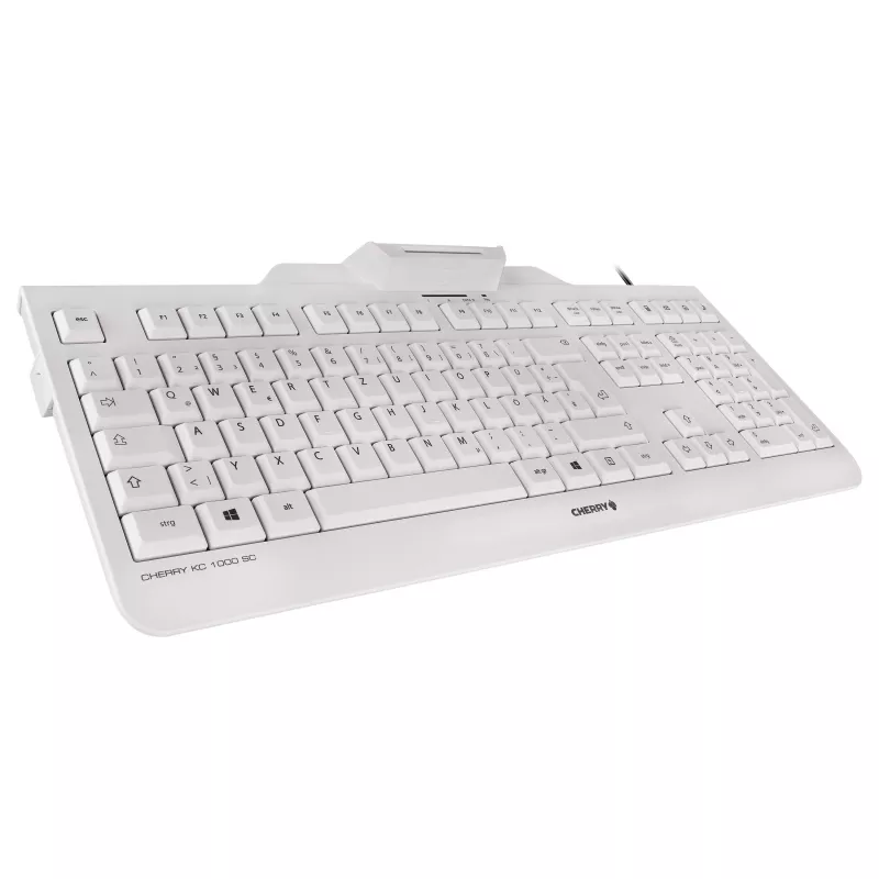 CHERRY KC 1000 SC juhtmega USB-klaviatuur kiipkaardilugejaga – USA/rahvusvaheline paigutus, must