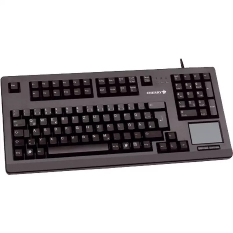 CHERRY MX11900 TouchBoard kompaktne mehaaniline klaviatuur puuteplaadiga, USB, US QWERTY, must