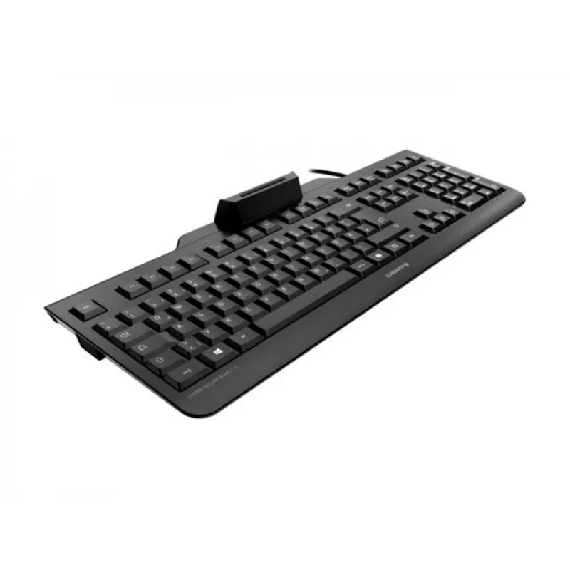 Cherry SECURE BOARD 1.0 juhtmega klaviatuur NFC-lugejaga, UK paigutus, must