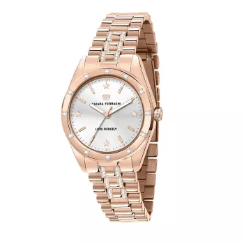 CHIARA FERRAGNI Naiste Eyelike Kvarts Analoogkell R1953100506 - 34 mm Hõbedane Roostevabast Terasest Milanese Mesh