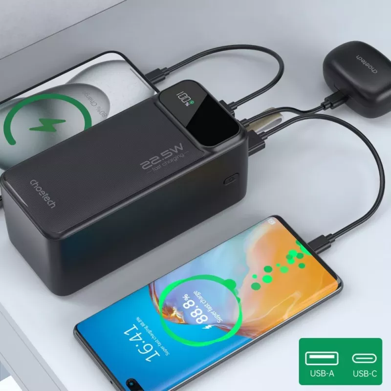 CHOETECH B732 Power Bank 50000 mAh 22.5W PD & QC - Must