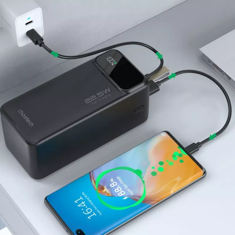 CHOETECH B732 Power Bank 50000 mAh 22.5W PD & QC - Must