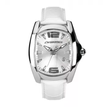 CHRONOTECH CT7107M06 meeste analoogkvartskell 40mm musta numbrilauga nahkrihm
