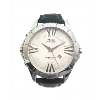 CHRONOTECH MAN CT7636M-01 48mm roostevabast terasest kvartskronograafkell