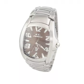 CHRONOTECH MAN CT7988M-65M Analoogkvartskell 41mm Roostevaba teras Must Siht Silver Milanese Käevõru