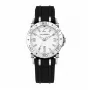 CHRONOTECH Meeste RW0038 Analoogkvartskell 39mm Roostevabast Terasest Korpuse Musta Sihtnumbri ja Musta Nahkrihmaga