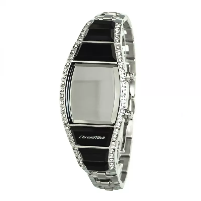 CHRONOTECH Woman CT7122LS-03M Kvarts Analoogkell 28mm Hõbedane Roostevaba Teras