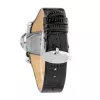 CHRONOTECH Woman CT7681M-30S Kvarts Analoogkell 48mm Musta Siibriga Nahkrihm