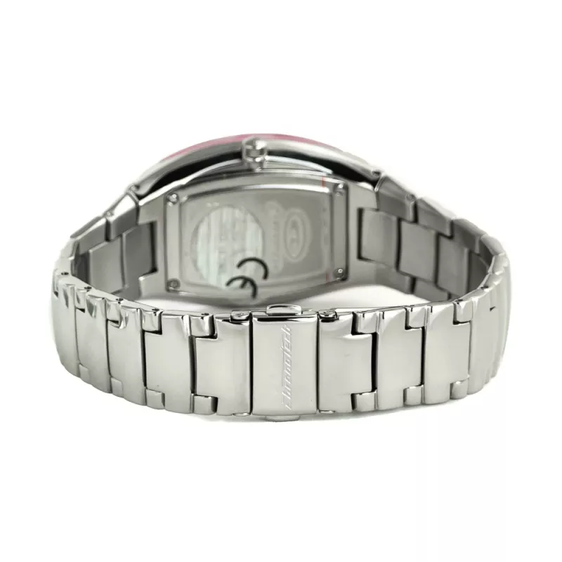 CHRONOTECH Naiste Kvarts Analoogkell CT7065L-25M 30mm Hõbedane Roostevabast Terasest Võrkrand