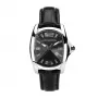CHRONOTECH Naiste kvartskell CT7107L02 - 30mm roostevabast terasest korpus, valge sihverplaat, valge nahkrihm