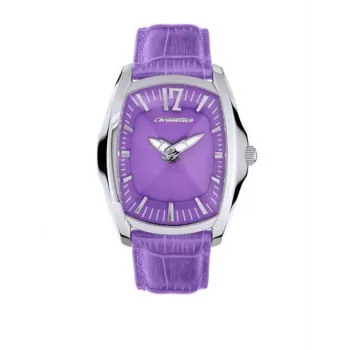 CHRONOTECH Naiste Kell CT7219L07 30mm Valge Nahkrihm