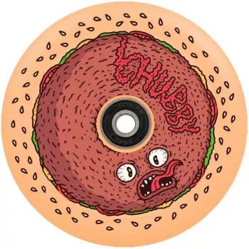 Chubby Wheel 110mm Burger Boy tõukeratta ratas - 88A uretaan, alumiiniumsüdamik