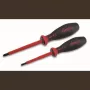 CIMCO 2-osaline VDE isoleeritud kruvikeerajate komplekt kombineeritud profiiliga, 1000V AC/1500V DC, 290x80x25 mm 117750