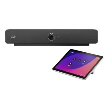 Cisco Webex Room Bar videokonverentsi riba koos seinale kinnitatava Room Navigatoriga, süsi