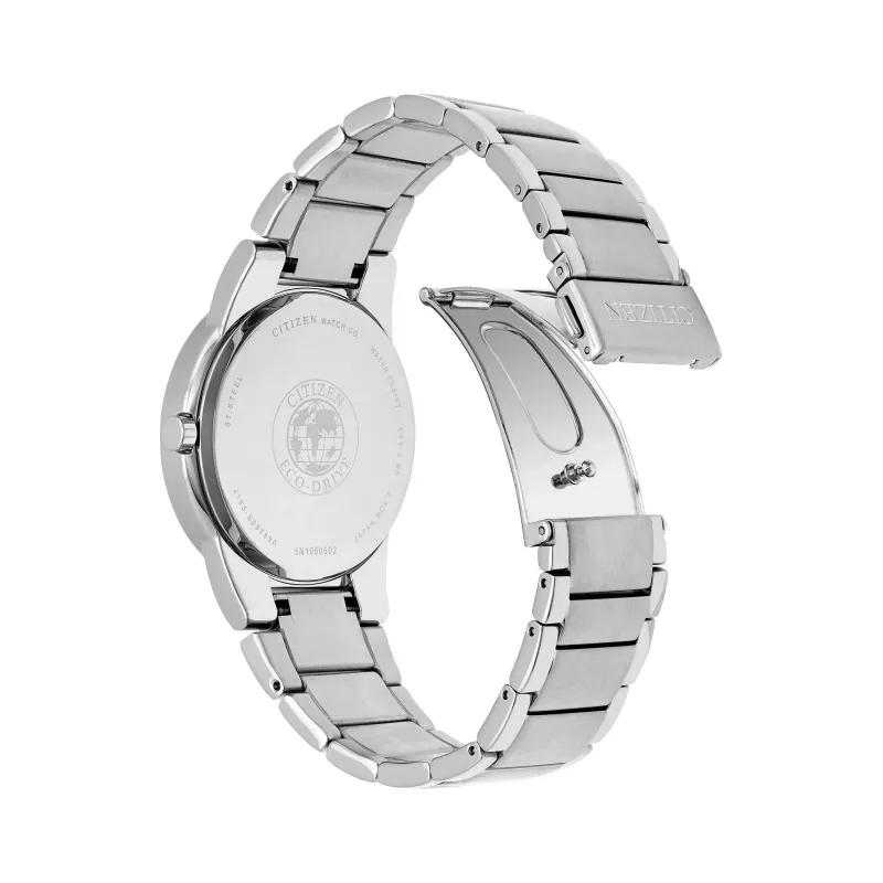 CITIZEN Eco-Drive meeste käekell AU1060-51G 40mm roostevaba teras must sihverplaat