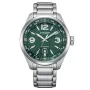 CITIZEN Eco-Drive meeste käekell AW1830-88X 42.6mm roostevaba teras roheline sihverplaat