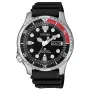 CITIZEN Men's Automatic Diver Watch NY0085-19E 42mm Black Dial Black Rubber Strap