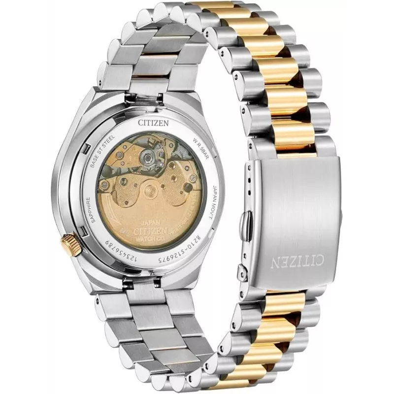 CITIZEN meeste automaatkell NJ0154-80H 40mm roostevabast terasest hall sihverplaat